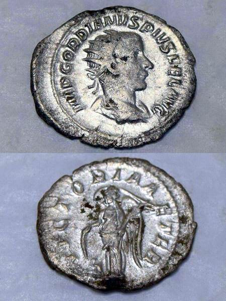 Silver Antoninianus Emperor Gordian III